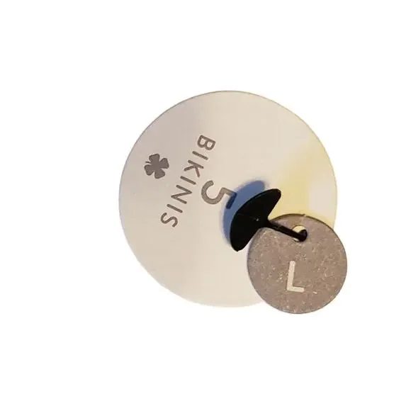 NEW Lucky Brand 5 pk multi color/pattern lace waisted bikinis L‎ - Picture 3 of 8